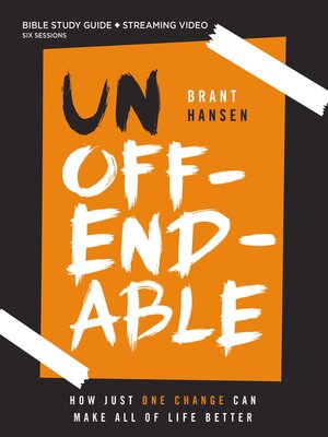 cover image of Unoffendable Bible Study Guide